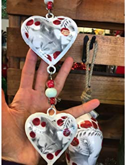 3 - TIERED HEART with GARDEN BELL