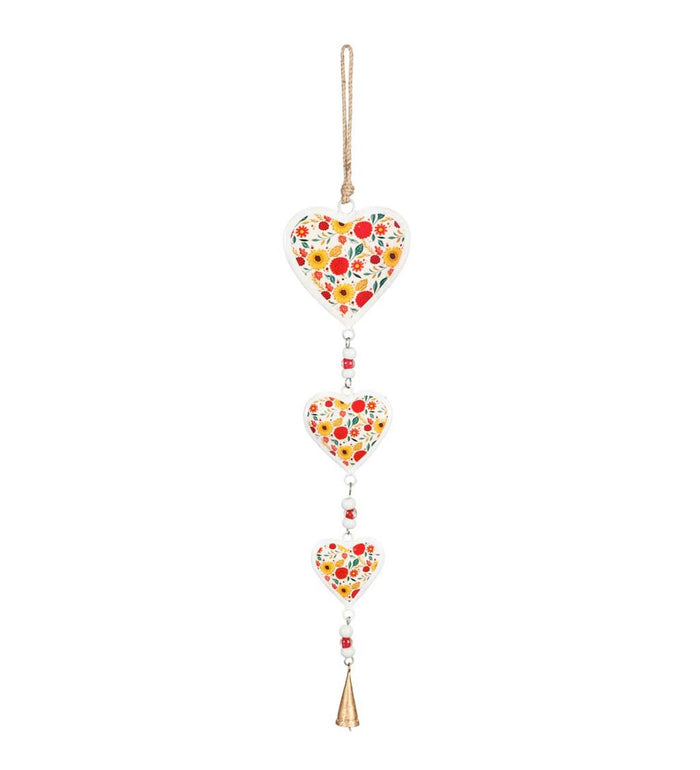 3 - TIERED HEART with GARDEN BELL