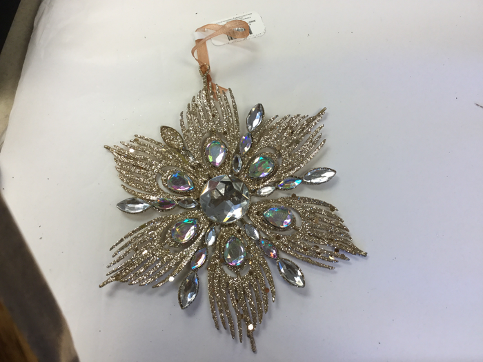 7” METAL SNOWFLAKE - ORNAMENT
