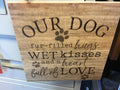 7”X7” WOODEN SIGN - by P GRAHAM DUNN