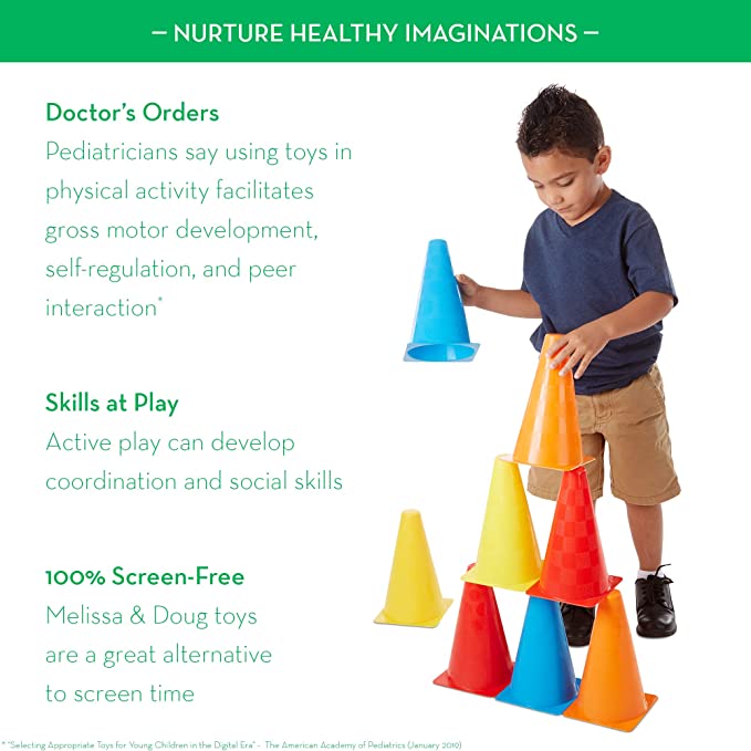 8 ACTIVITY CONES by Melissa and Doug