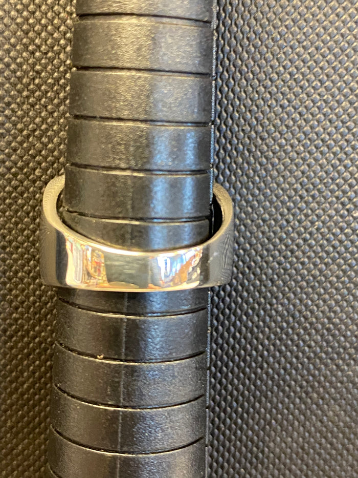 925 STERLING SILVER RING- Wide Bar Design