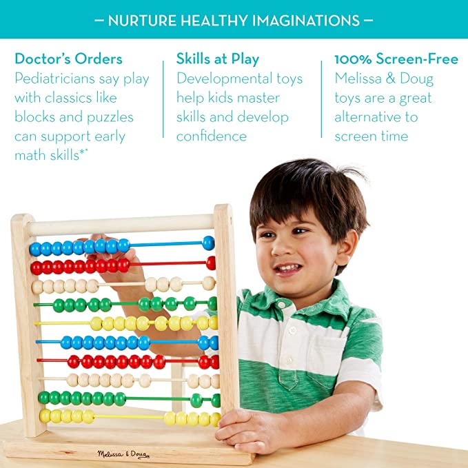 ABACUS- solid wood teaching tool by Melissa and Doug