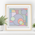 Abstract Geometric Blackwork Blackwork Pattern by Peppermint Purple