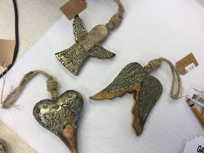 ANGEL WINGS ORNAMENTS- Asst.