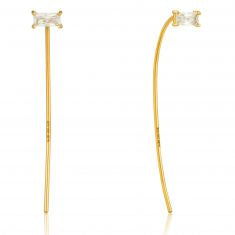 ANIA HAIE- Glow Solid DROP EARRINGS- GOLD