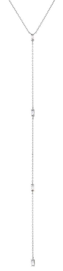 ANIA HAIE- Glow Y Necklace- Silver