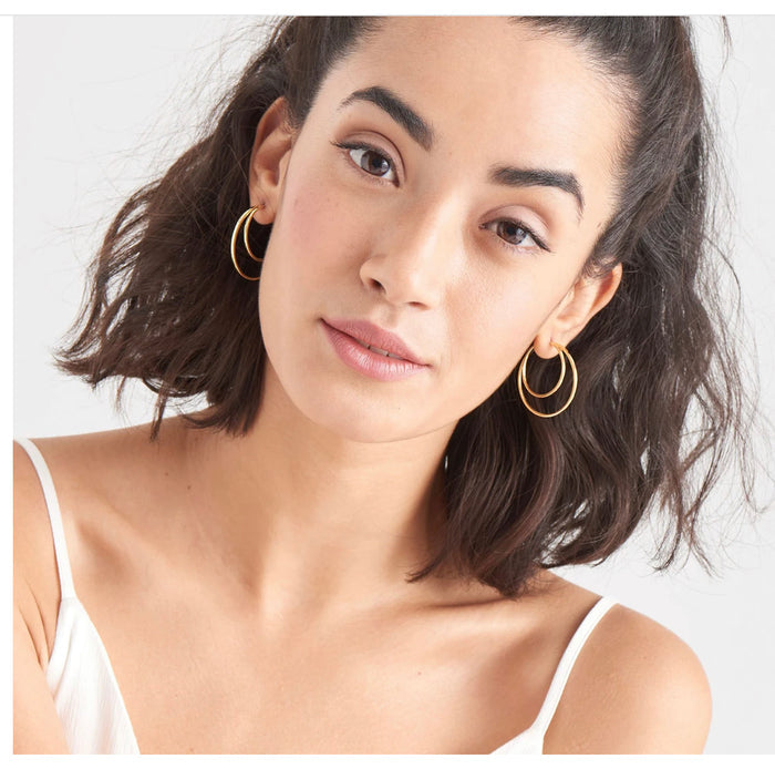 ANIA HAIE- Gold Crescent Hoop Earrings