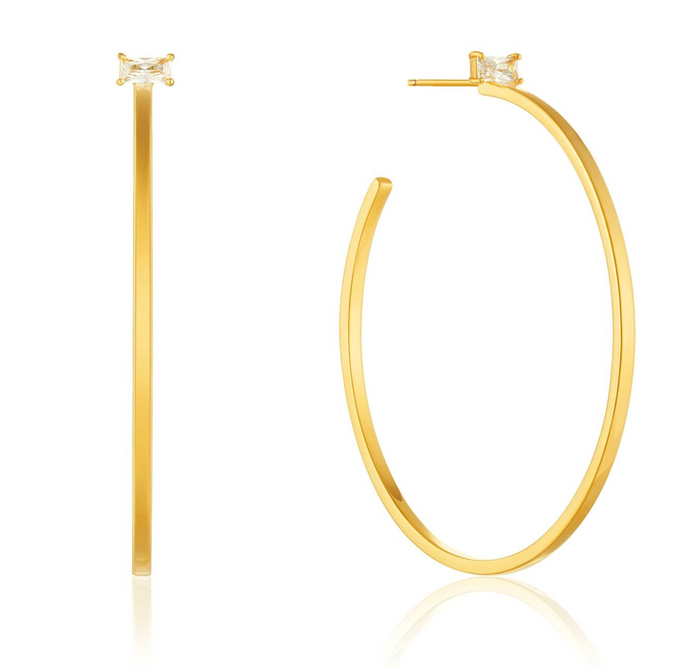 ANIA HAIE- Gold Glow Hoop EARRINGS