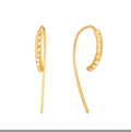 ANIA HAIE- Gold Spike SOLID DROP EARRINGS