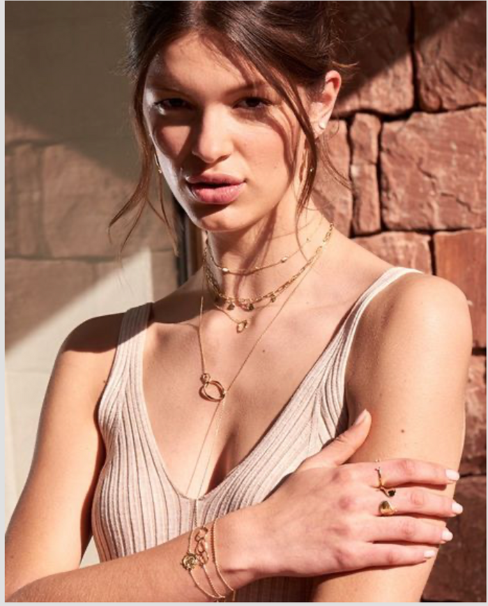 ANIA HAIE- Gold Swirl NECKLACE