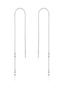 ANIA HAIE- Silver Glow Threader Earrings