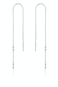 ANIA HAIE- Silver Glow Threader Earrings
