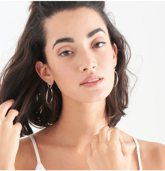 ANIA HAIE- Silver Swirl NEXUS Earrings