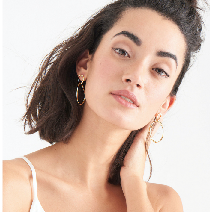 ANIA HAIE- Silver Swirl NEXUS Earrings