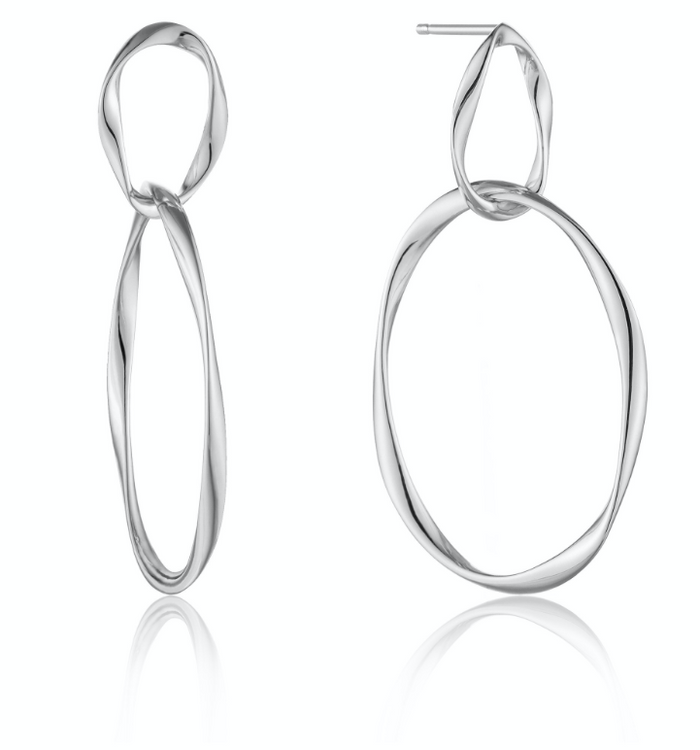 ANIA HAIE- Silver Swirl NEXUS Earrings