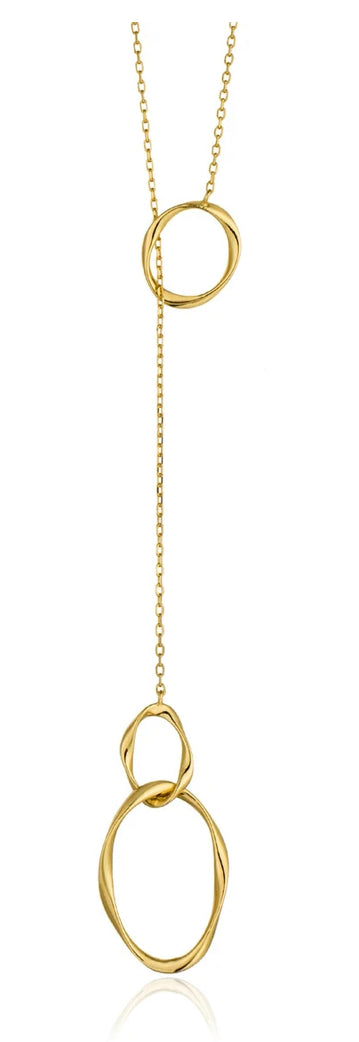 ANIA HAIE- Swirl Nexus Necklace Gold