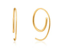 ANIA HAIE EARRING- Twist Through Earrings- GOLD