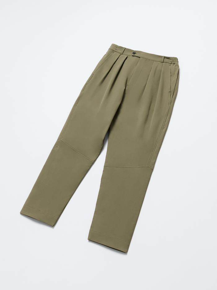 Anywhere Pleated Pants (Olive)