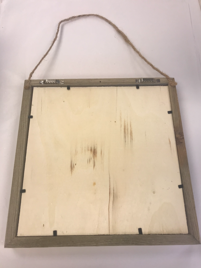 Artisan made reindeer sign