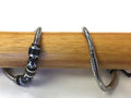 ARZ Steel BOLD BLACK & STAINLESS Men’s Bracelet.