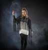 Bat Fringe Poncho Costume