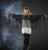 Bat Fringe Poncho Costume