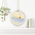 Beach blackwork Chart Blackwork Pattern by Peppermint Purple