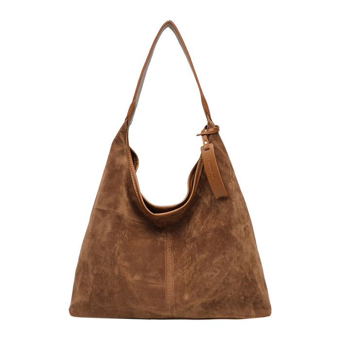 BP909 - Suede Shoulder Bucket Bag