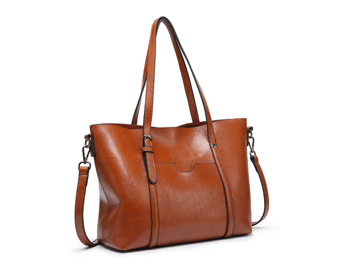 BP910 - Retro Oil Wax Handbag