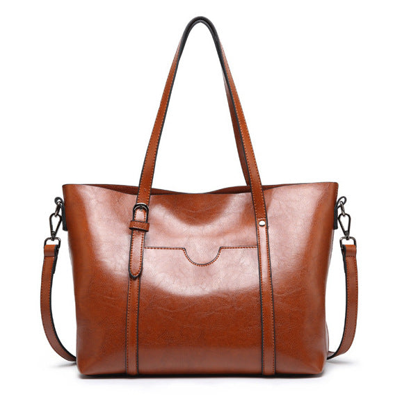 BP910 - Retro Oil Wax Handbag