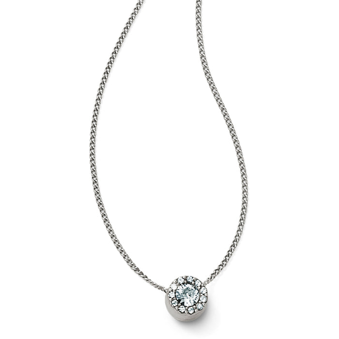 Brighton - Illumina Solitaire Necklace - Silver