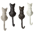 Cast Iron CAT TAIL Wall Hooks- Asst.