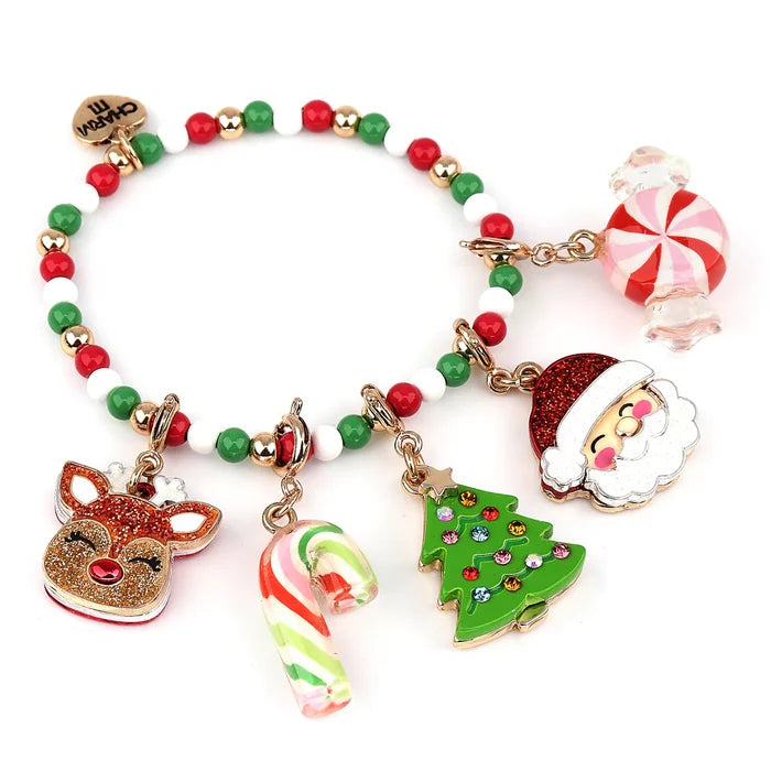 Charm It! Gold Peppermint Candy Charm