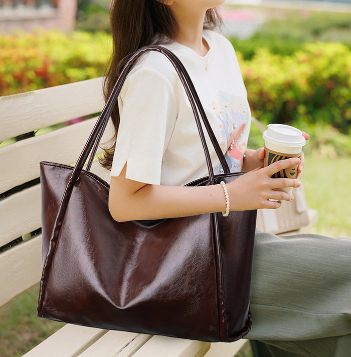 CL1467 - Simple Textured Fashion Tote Bag