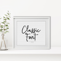 Classic Font Cross Stitch Font by Peppermint Purple