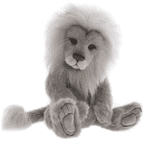 CLOCK- Charlie Bear- LION Retired