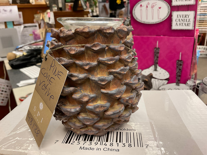 CONE VOTIVE CANDLEHOLDERS Adirondack Charm by SPI