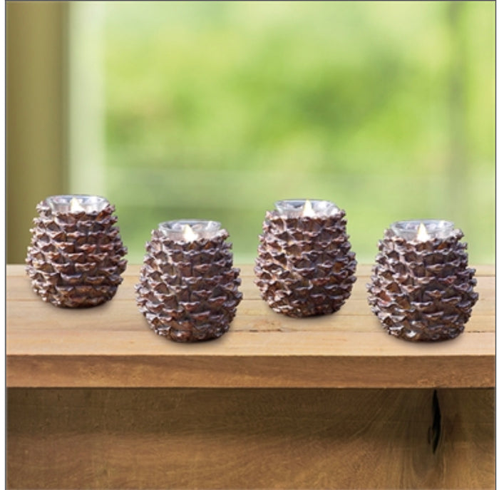 CONE VOTIVE CANDLEHOLDERS Adirondack Charm by SPI
