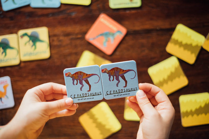 DINOSAURS Little Matching Game by EeBoo