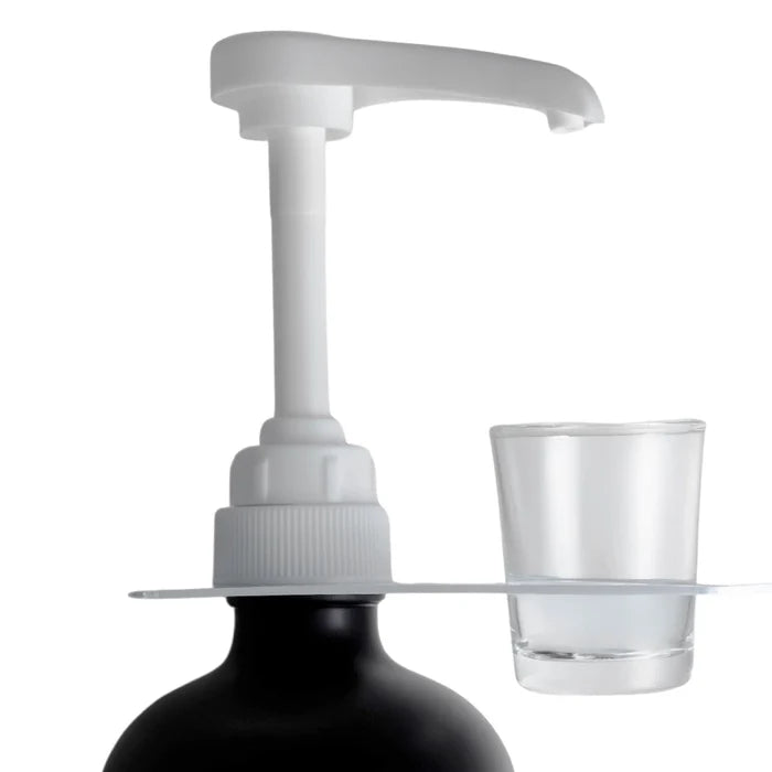 Easy-Dispense Mouthwash Pump and Cup detail