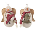 Fabric SNOWMAN with TREE or HEART (Asst.) 14.96”