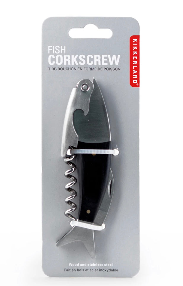 FISH CORKSCREW - Darkwood