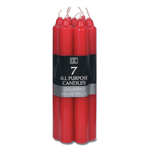 FORMAL CANDLE tapers 7inch 7PC Packs
