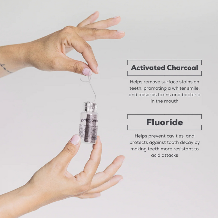 Georganics Dental Floss Activated Charcoal 50ml