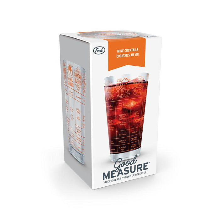 Good Measure Wine COCKTAIL Recipe GLASS by FRED