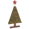 Green wooden fold flat tree by Gallerie II