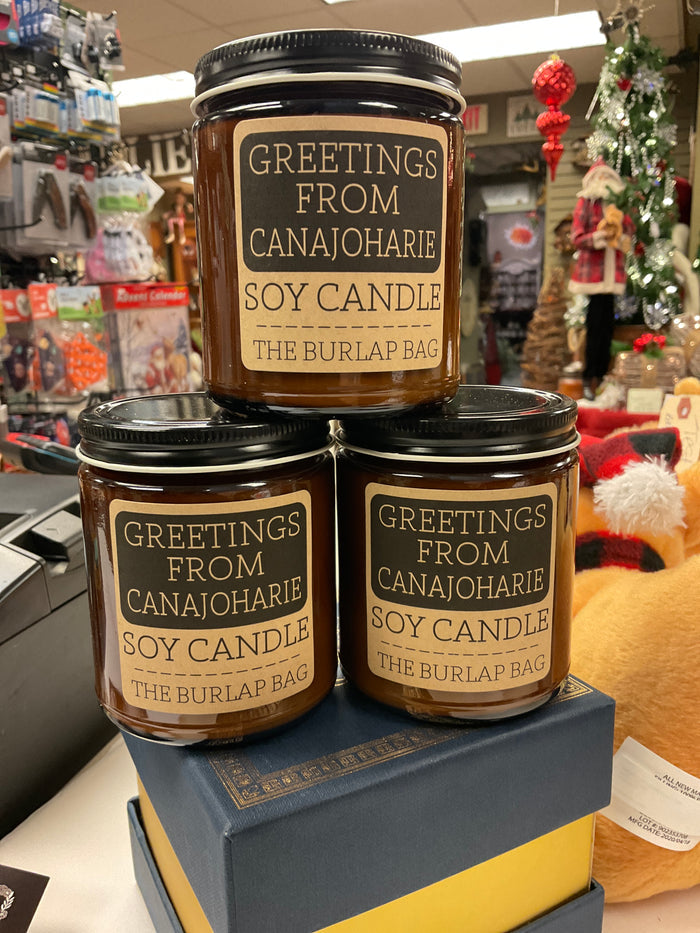 GREETINGS from CANAJOHARIE Soy Candle in Jar