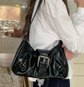 H1964 - Retro French Textured Satchel Bag