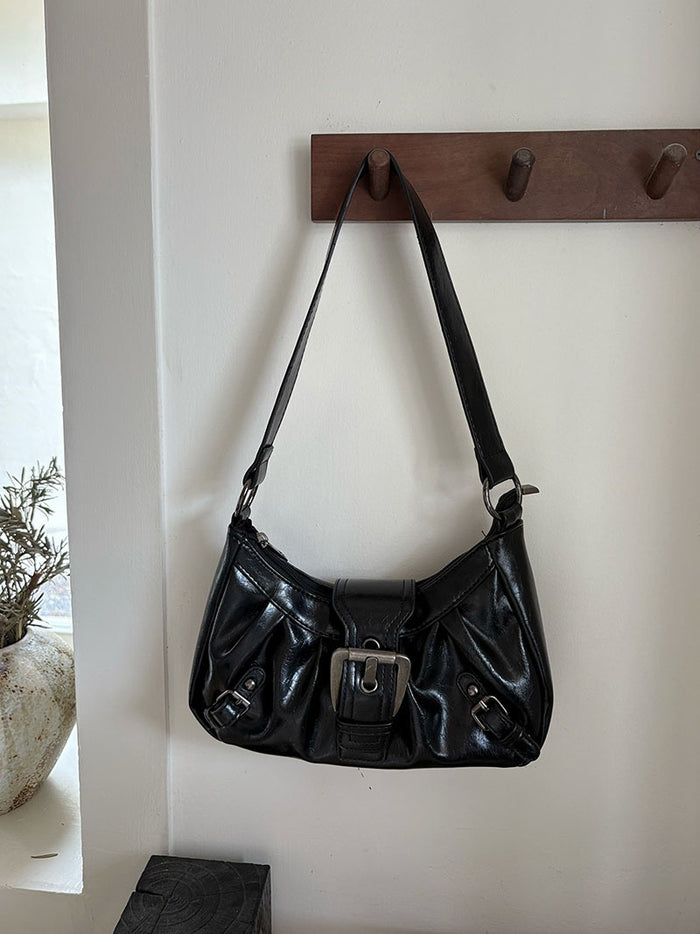 H1964 - Retro French Textured Satchel Bag